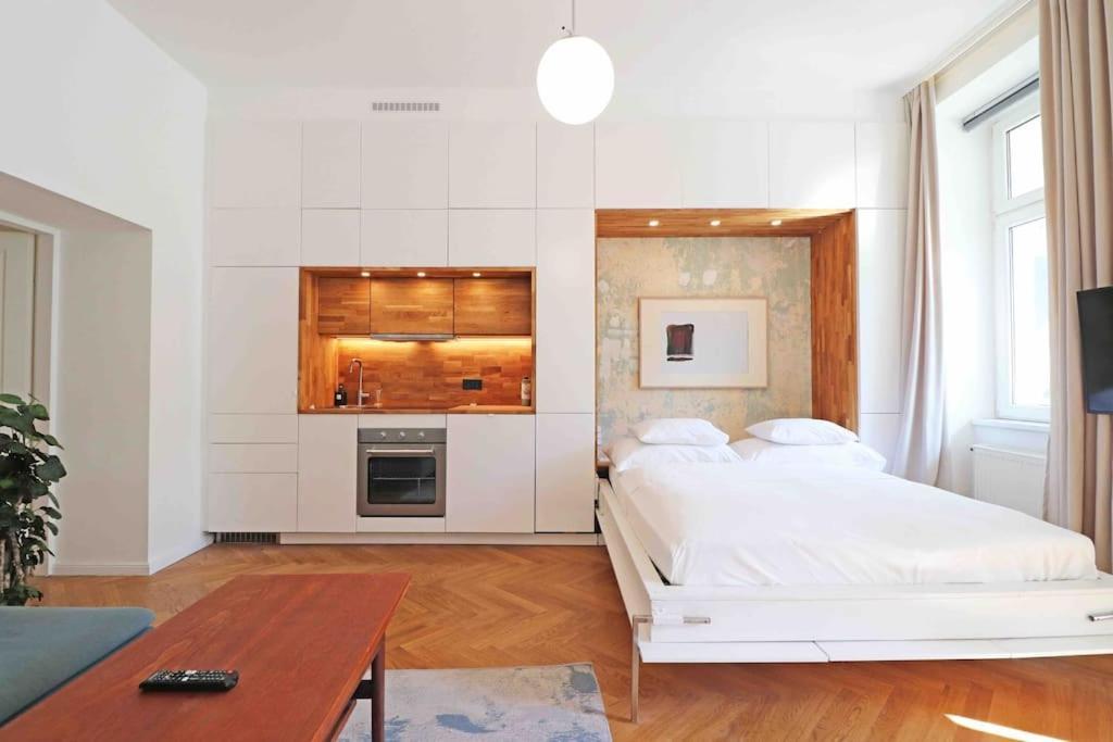 Smart Apt Mit Balkon Am Augarten Park Naehe Zentrum Wien Eksteriør bilde