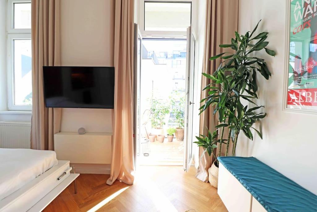Smart Apt Mit Balkon Am Augarten Park Naehe Zentrum Wien Eksteriør bilde