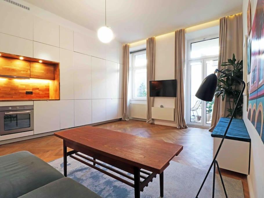 Smart Apt Mit Balkon Am Augarten Park Naehe Zentrum Wien Eksteriør bilde
